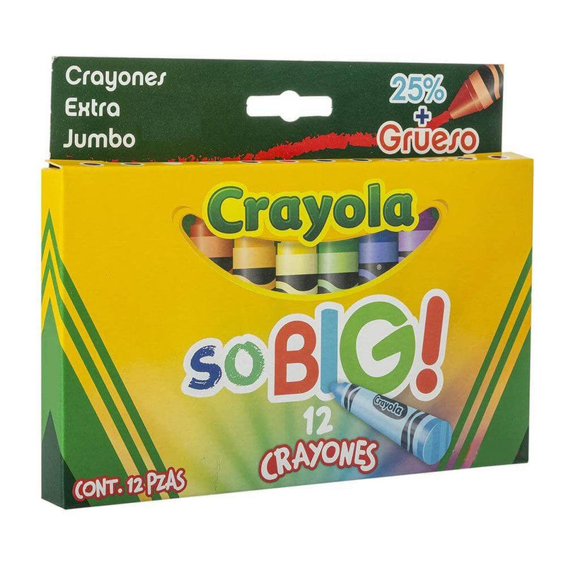 Crayola BINNEY & SMITH MEXICO, S.A. DE C.V. CRAYONES CRAYOLA EXTRA JUMBO SO BIG C/12PZ