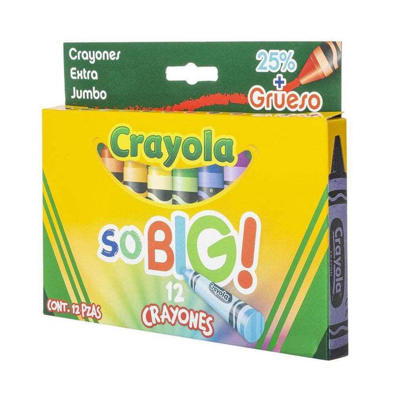 Crayola BINNEY & SMITH MEXICO, S.A. DE C.V. CRAYONES CRAYOLA EXTRA JUMBO SO BIG C/12PZ