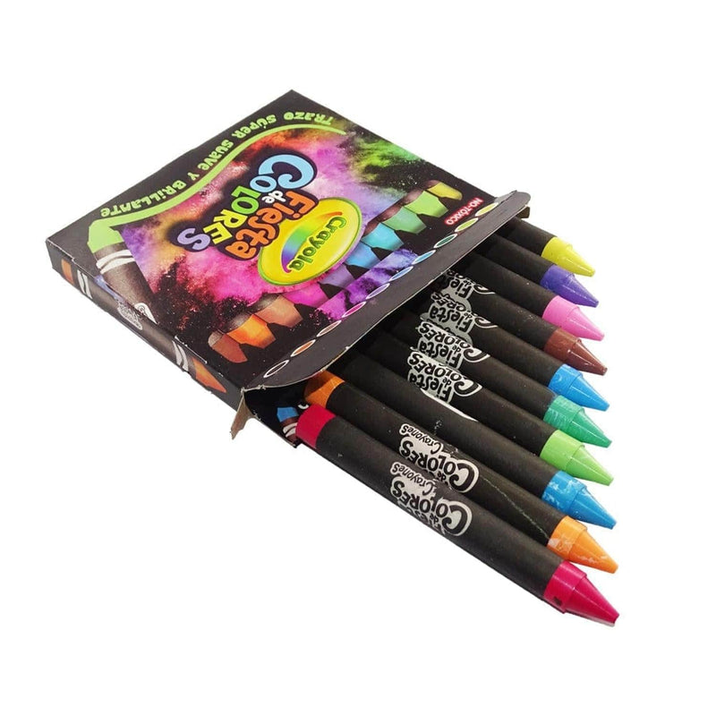 Crayola BINNEY & SMITH MEXICO, S.A. DE C.V. CRAYONES CRAYOLA FIESTA DE COLORES C/10PZ