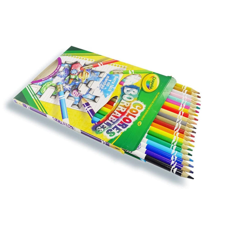 Crayola BINNEY & SMITH MEXICO, S.A. DE C.V. LAPICES DE COLOR BORRABLES CRAYOLA C/20PZ