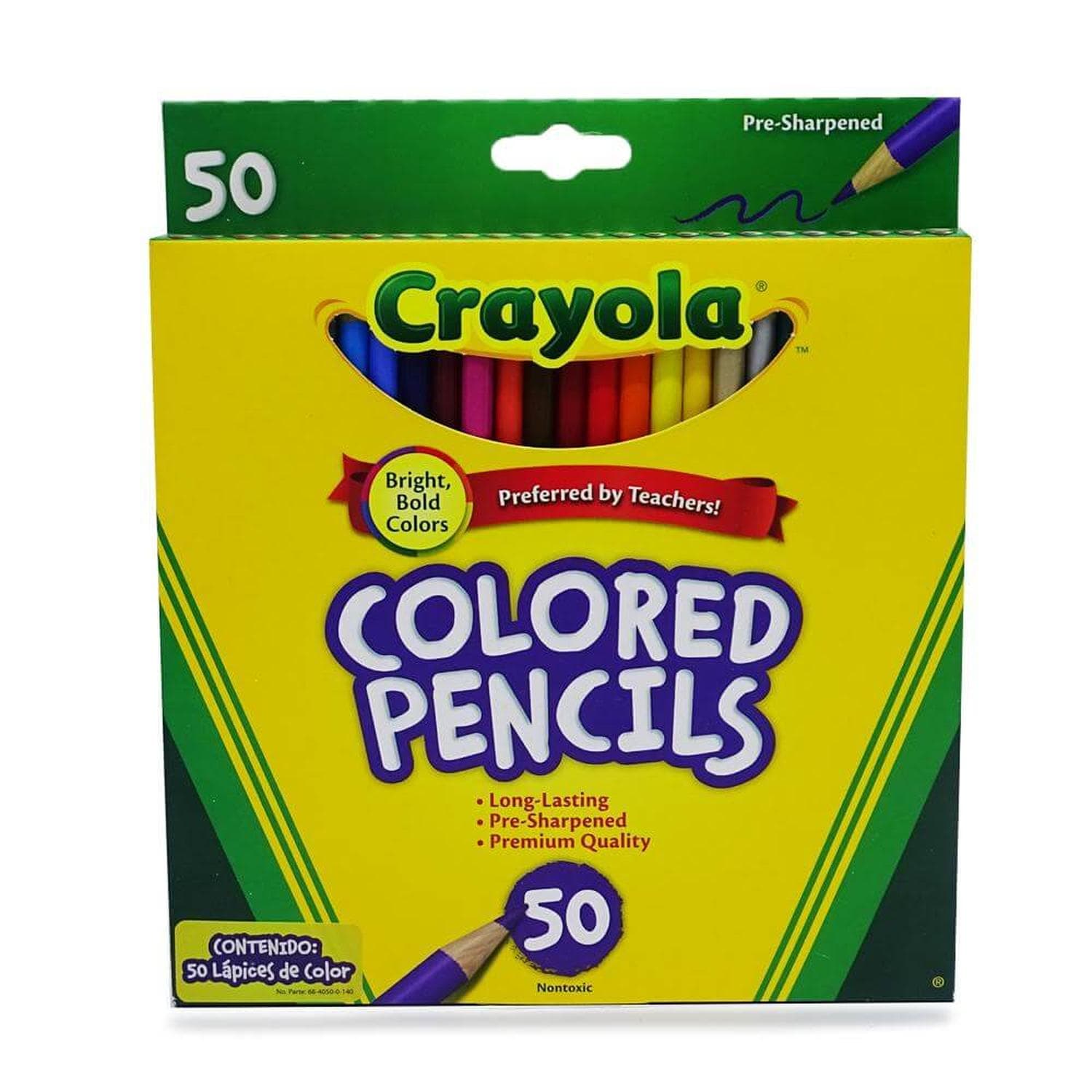 Crayola BINNEY & SMITH MEXICO, S.A. DE C.V. LAPICES DE COLOR CRAYOLA C/50PZ