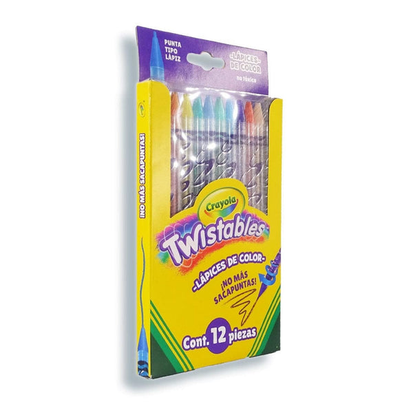 Crayola BINNEY & SMITH MEXICO, S.A. DE C.V. LAPICES DE COLOR CRAYOLA TWISTEABLES C/12PZ