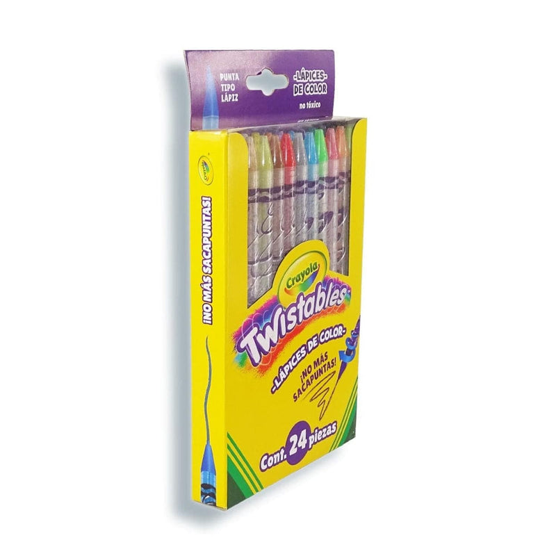 Crayola BINNEY & SMITH MEXICO, S.A. DE C.V. LAPICES DE COLOR CRAYOLA TWISTEABLES C/24PZ