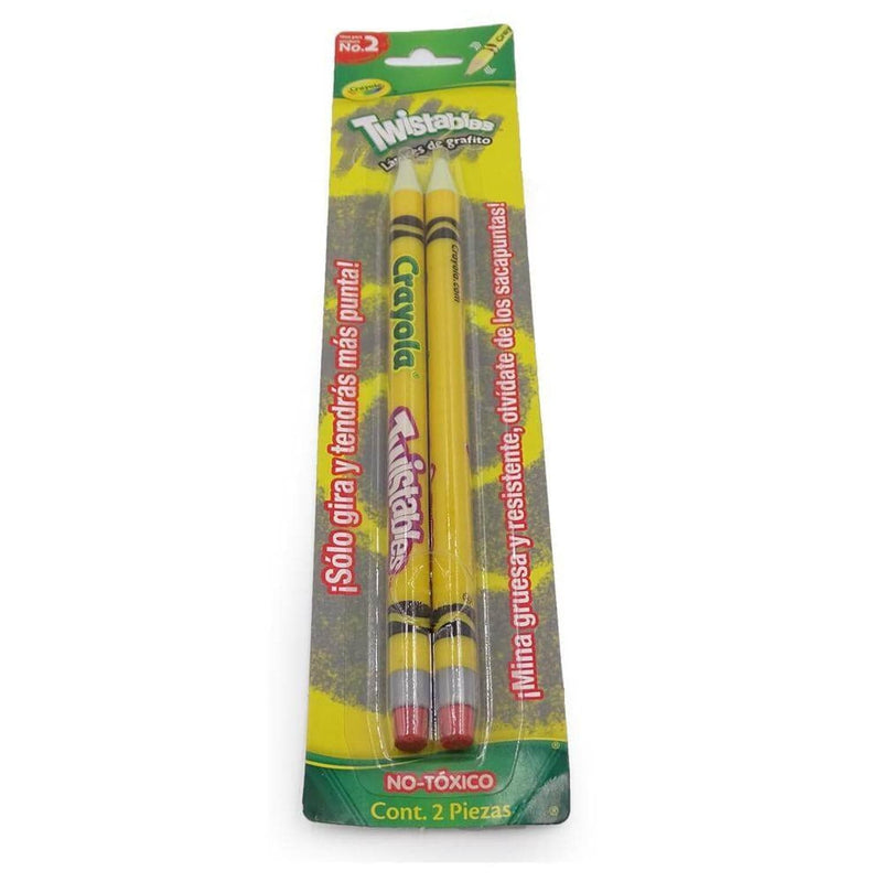 Crayola BINNEY & SMITH MEXICO, S.A. DE C.V. LAPICES DE GRAFITO TWISTEABLES CRAYOLA C/2PZ