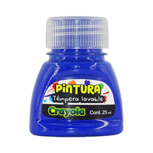 Crayola BINNEY & SMITH MEXICO, S.A. DE C.V. PINTURA TEMPERA CRAYOLA 25ML AZUL