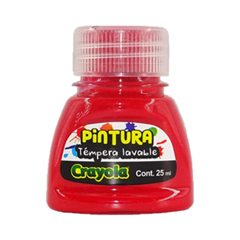 Crayola BINNEY & SMITH MEXICO, S.A. DE C.V. PINTURA TEMPERA CRAYOLA 25ML ROJO