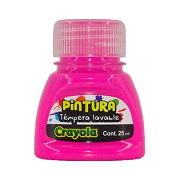 Crayola BINNEY & SMITH MEXICO, S.A. DE C.V. PINTURA TEMPERA CRAYOLA 25ML ROSA