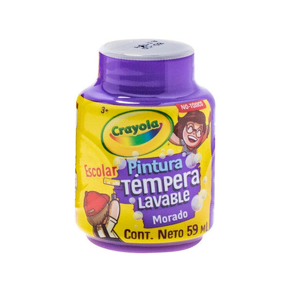 Crayola BINNEY & SMITH MEXICO, S.A. DE C.V. PINTURA TEMPERA CRAYOLA 59ML MORADO