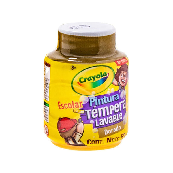 Crayola BINNEY & SMITH MEXICO, S.A. DE C.V. PINTURA TEMPERA CRAYOLA 59ML ORO