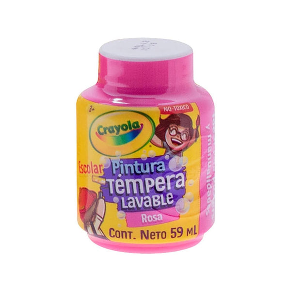 Crayola BINNEY & SMITH MEXICO, S.A. DE C.V. PINTURA TEMPERA CRAYOLA 59ML ROSA