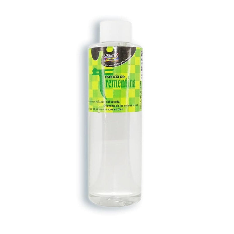 Createx DECOART, S.A. DE C.V. ESENCIA DE TREMENTINA CREATEX 125ML