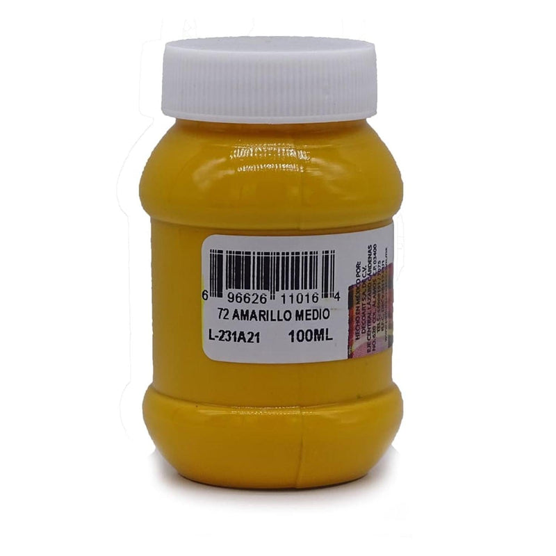 Createx DECOART, S.A. DE C.V. PINTURA ACRILICA CREATEX 100ML AMARILLO MEDIO