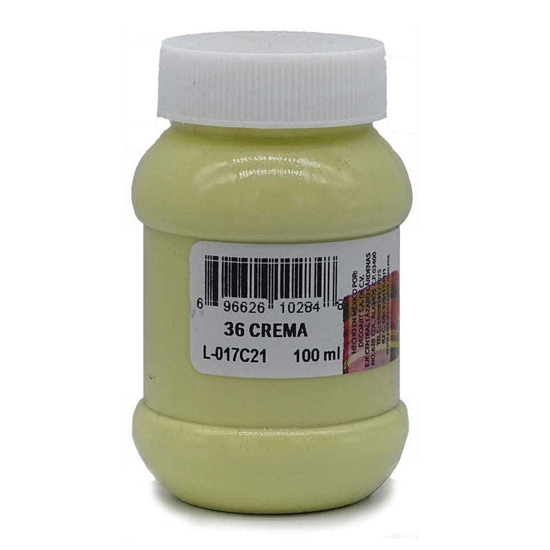 Createx DECOART, S.A. DE C.V. PINTURA ACRILICA CREATEX 100ML CREMA