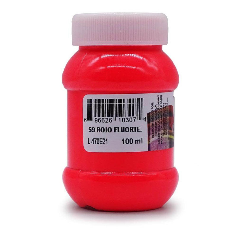 Createx DECOART, S.A. DE C.V. PINTURA ACRILICA CREATEX 100ML FL. ROJO