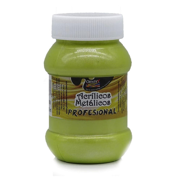 Createx DECOART, S.A. DE C.V. PINTURA ACRILICA CREATEX 100ML MET. NACARADO AMARILLO LIMON