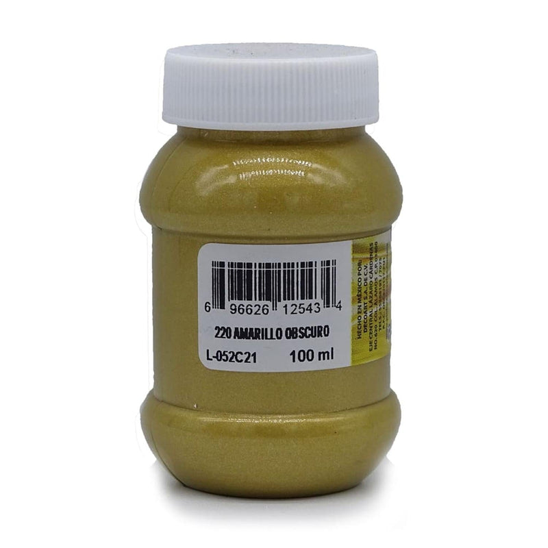 Createx DECOART, S.A. DE C.V. PINTURA ACRILICA CREATEX 100ML MET. NACARADO AMARILLO OBSCURO