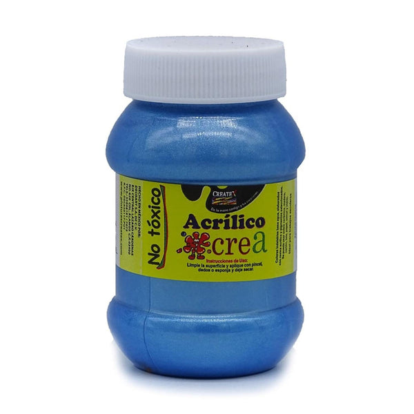 Createx DECOART, S.A. DE C.V. PINTURA ACRILICA CREATEX 100ML MET. NACARADO AZUL CERULEO