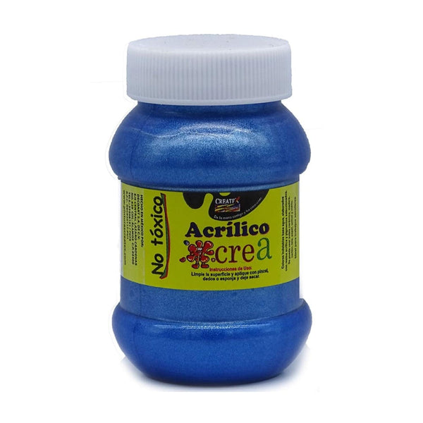 Createx DECOART, S.A. DE C.V. PINTURA ACRILICA CREATEX 100ML MET. NACARADO AZUL COBALTO