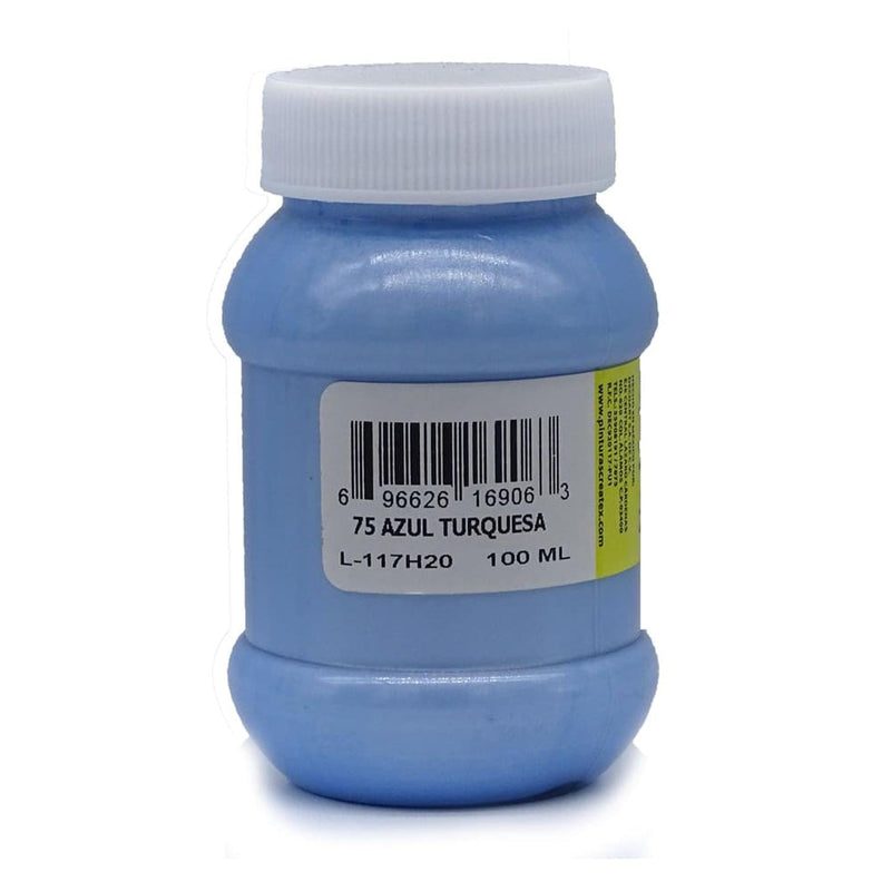 Createx DECOART, S.A. DE C.V. PINTURA ACRILICA CREATEX 100ML MET. NACARADO AZUL TURQUESA