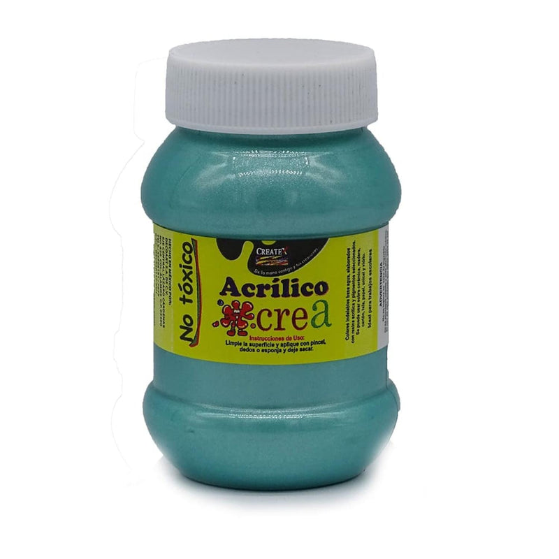 Createx DECOART, S.A. DE C.V. PINTURA ACRILICA CREATEX 100ML MET. NACARADO VERDE AGUA