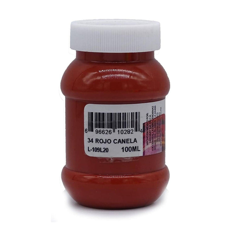 Createx DECOART, S.A. DE C.V. PINTURA ACRILICA CREATEX 100ML ROJO CANELA