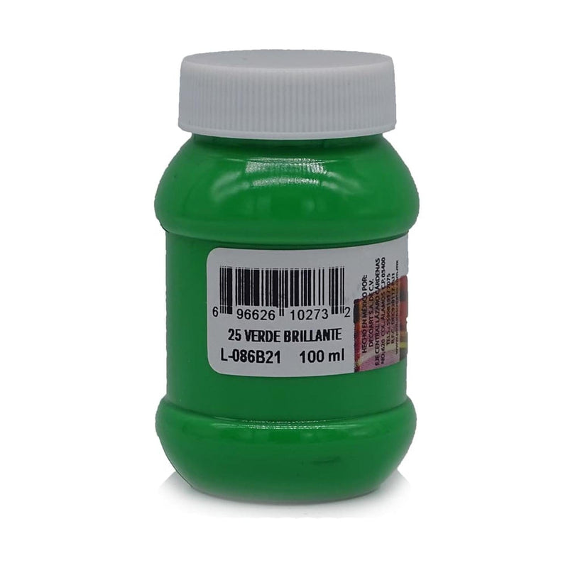 Createx DECOART, S.A. DE C.V. PINTURA ACRILICA CREATEX 100ML VERDE BRILLANTE