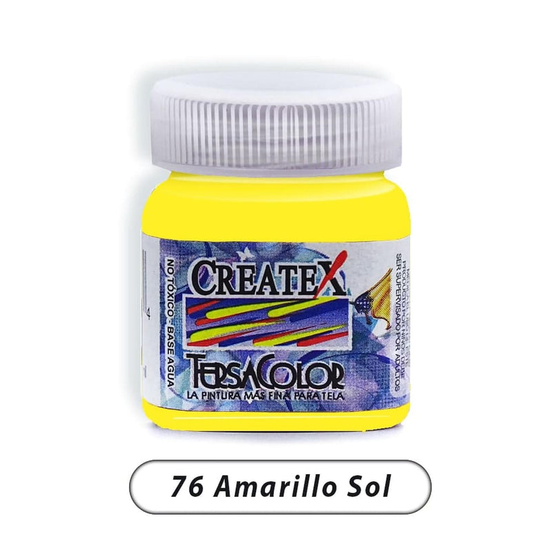 Createx DECOART, S.A. DE C.V. PINTURA TERSACOLOR CREATEX 30ML AMARILLO SOL