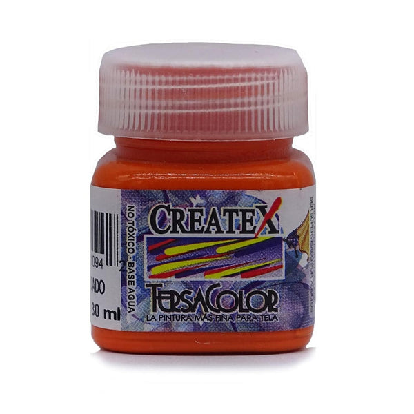 Createx DECOART, S.A. DE C.V. PINTURA TERSACOLOR CREATEX 30ML ANARANJADO