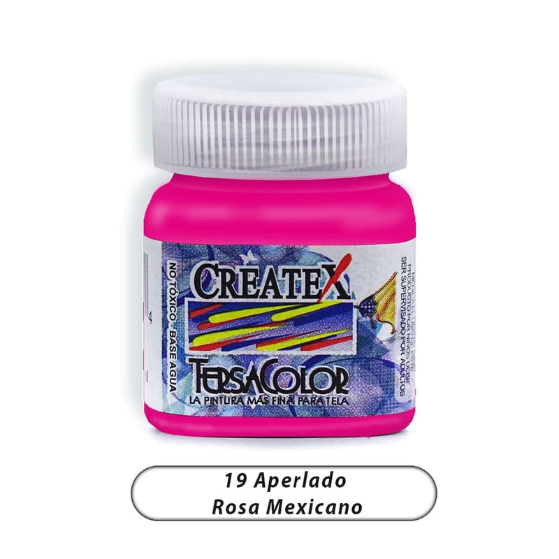 Createx DECOART, S.A. DE C.V. PINTURA TERSACOLOR CREATEX 30ML APERLADA ROSA MEXICANO