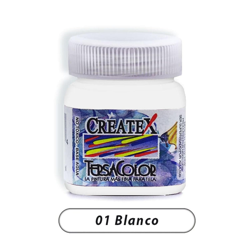 Createx DECOART, S.A. DE C.V. PINTURA TERSACOLOR CREATEX 30ML BLANCO