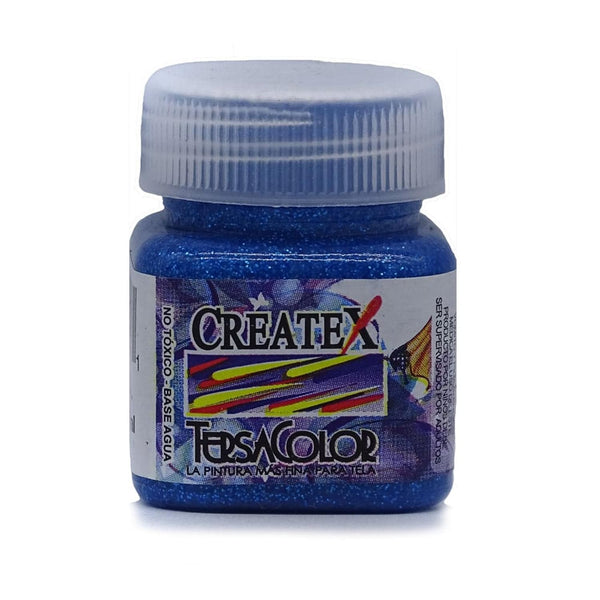 Createx DECOART, S.A. DE C.V. PINTURA TERSACOLOR CREATEX 30ML DIAMANTINA AZUL