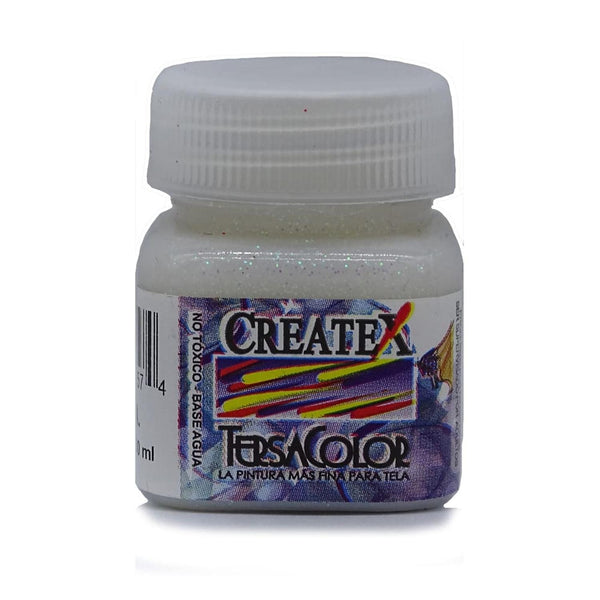 Createx DECOART, S.A. DE C.V. PINTURA TERSACOLOR CREATEX 30ML DIAMANTINA IRIS BLANCO