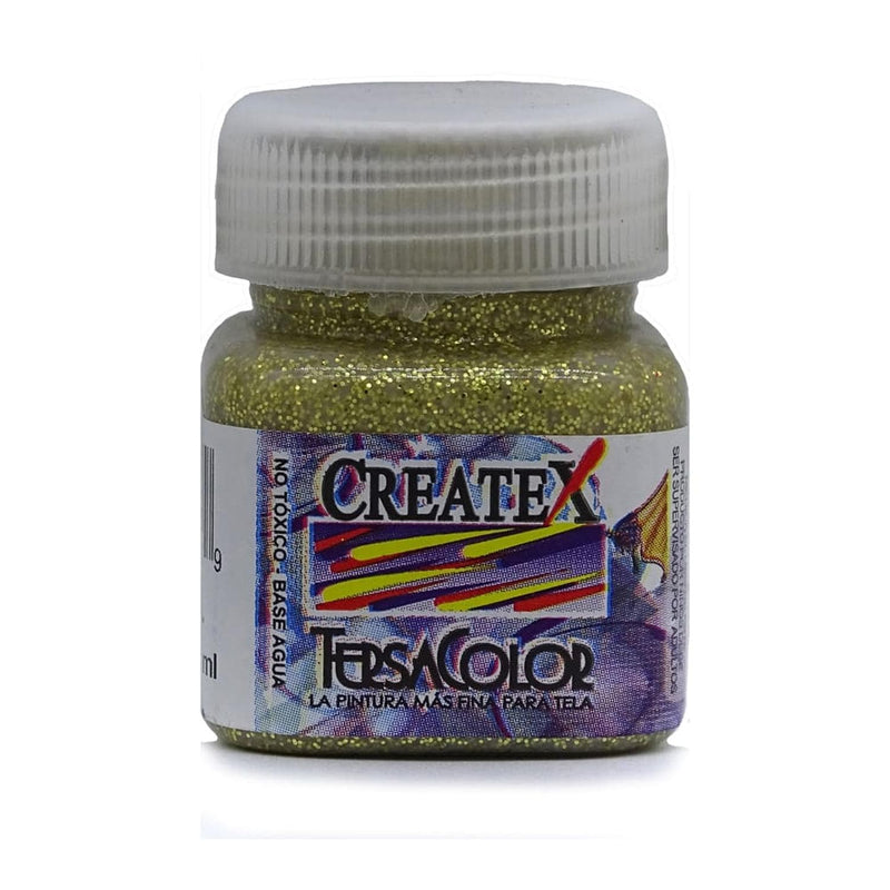 Createx DECOART, S.A. DE C.V. PINTURA TERSACOLOR CREATEX 30ML DIAMANTINA ORO