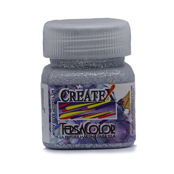 Createx DECOART, S.A. DE C.V. PINTURA TERSACOLOR CREATEX 30ML DIAMANTINA PLATA