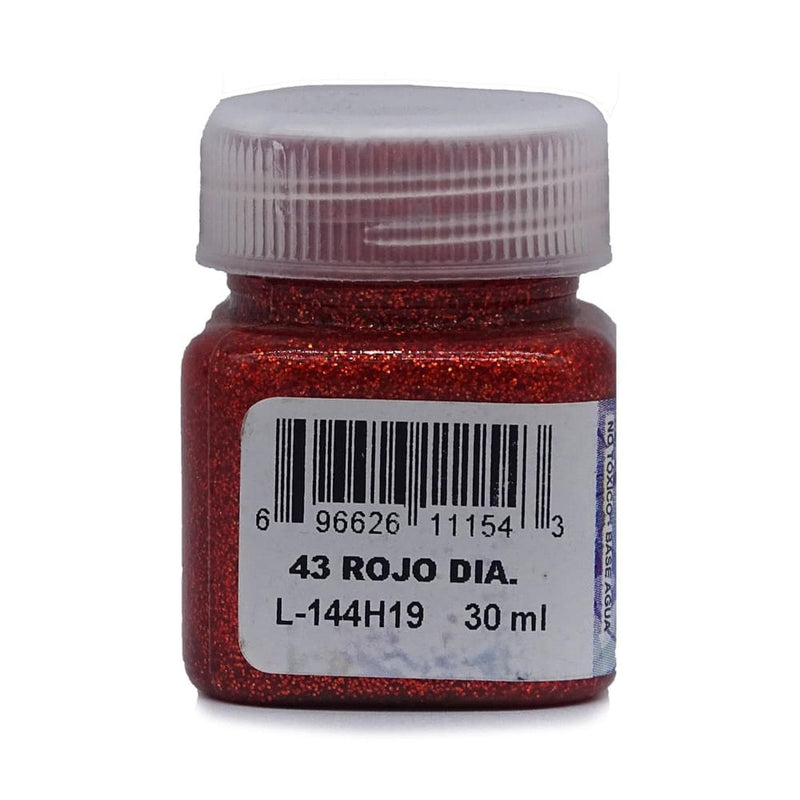 Createx DECOART, S.A. DE C.V. PINTURA TERSACOLOR CREATEX 30ML DIAMANTINA ROJO