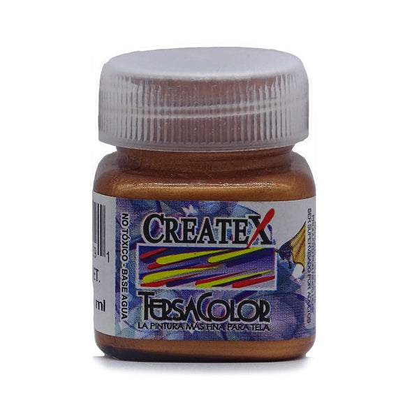 Createx DECOART, S.A. DE C.V. PINTURA TERSACOLOR CREATEX 30ML METALICA BRONCE