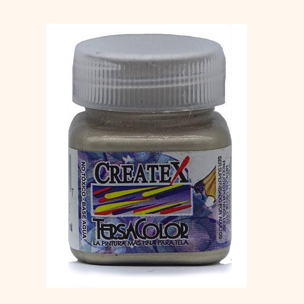 Createx DECOART, S.A. DE C.V. PINTURA TERSACOLOR CREATEX 30ML METALICA CHAMPAGNE