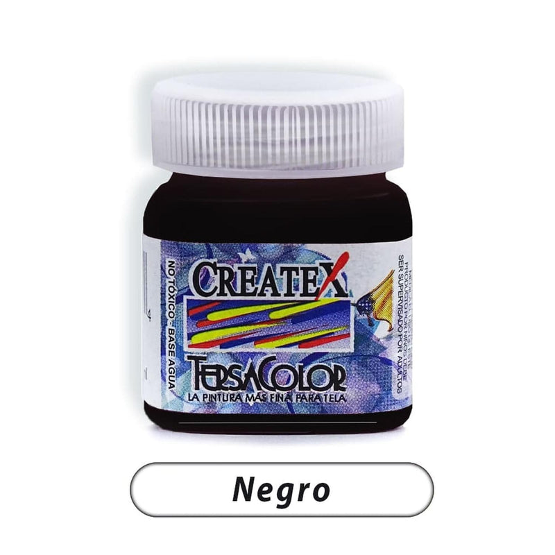 Createx DECOART, S.A. DE C.V. PINTURA TERSACOLOR CREATEX 30ML NEGRO