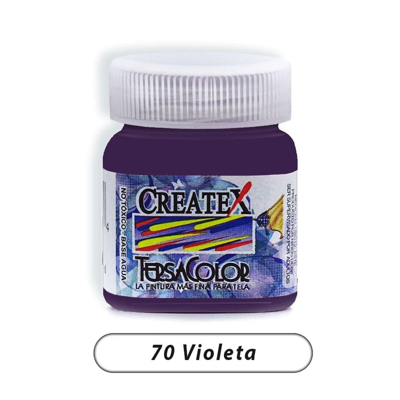 Createx DECOART, S.A. DE C.V. PINTURA TERSACOLOR CREATEX 30ML VIOLETA