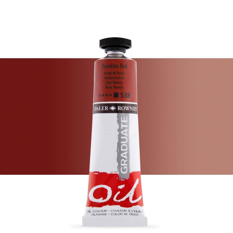 Daler & Rowney ARTE, DIXON COMERCIALIZADORA, SA DE CV TUBO PINTURA OLEO DALER & ROWNEY 38ML ROJO VENECIA