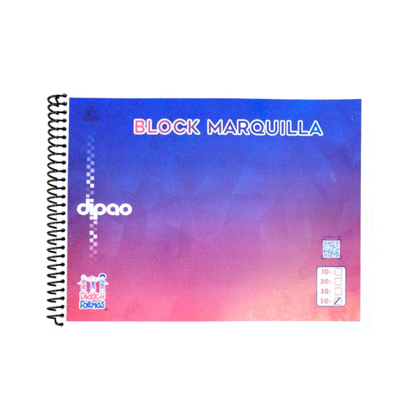Dipao DISTRIBUIDORA DIPAO, S.A. DE C.V. BLOCK MARQUILLA DIPAO C/50H