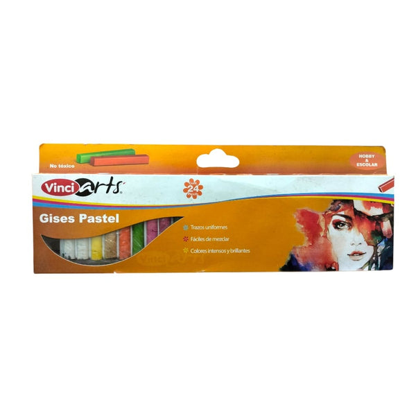 Dixon-Vinci ARTE, DIXON COMERCIALIZADORA, SA DE CV GIS PASTEL VINCI ARTS C/24PZ