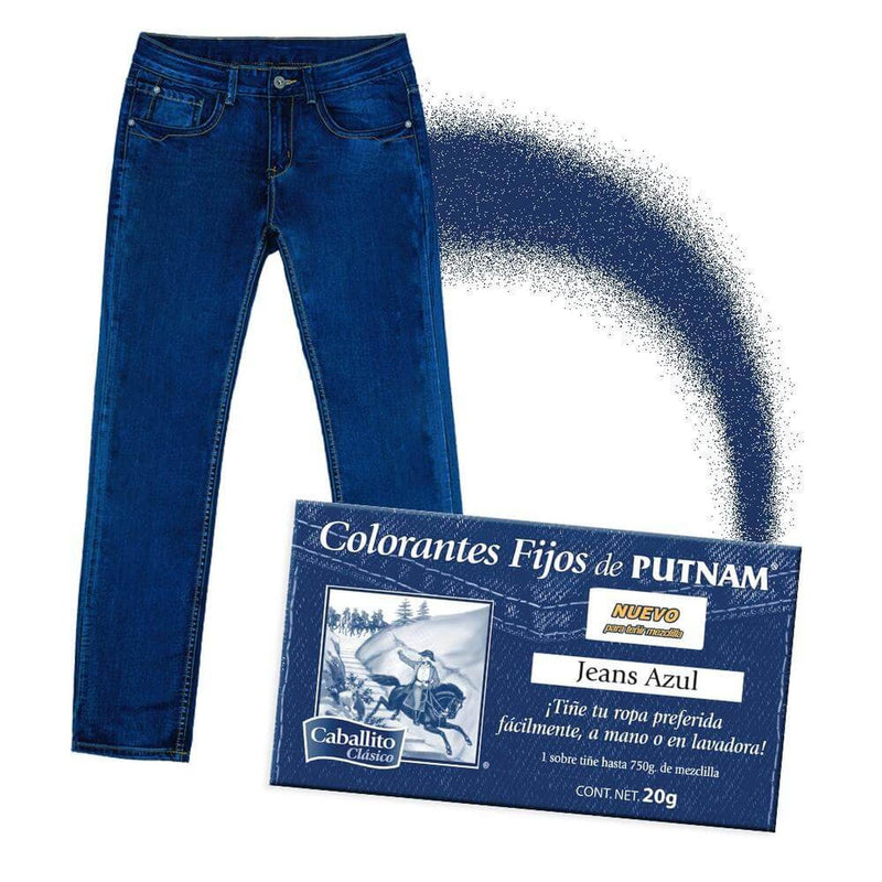 El Caballito MONROE CHEMICAL COMPANY DE MEXICO, S.A. DE C.V. PUTNAM CLASICO JEANS AZUL 20GR