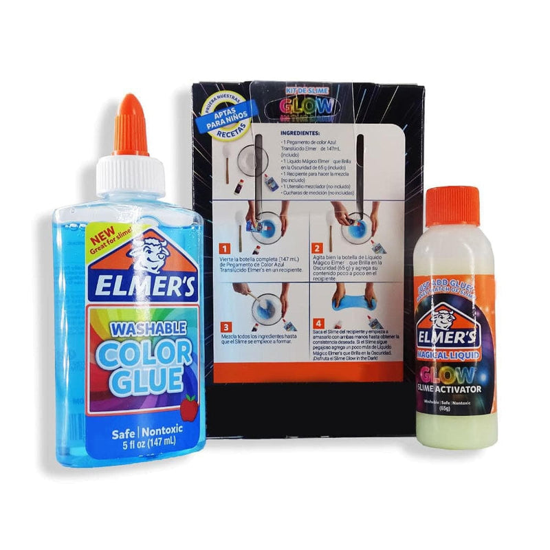 Elmer´s NEWELL BRANDS DE MEXICO, S.A. DE C.V. SLIME ELMERS KIT C/2PZ GLOW MINI