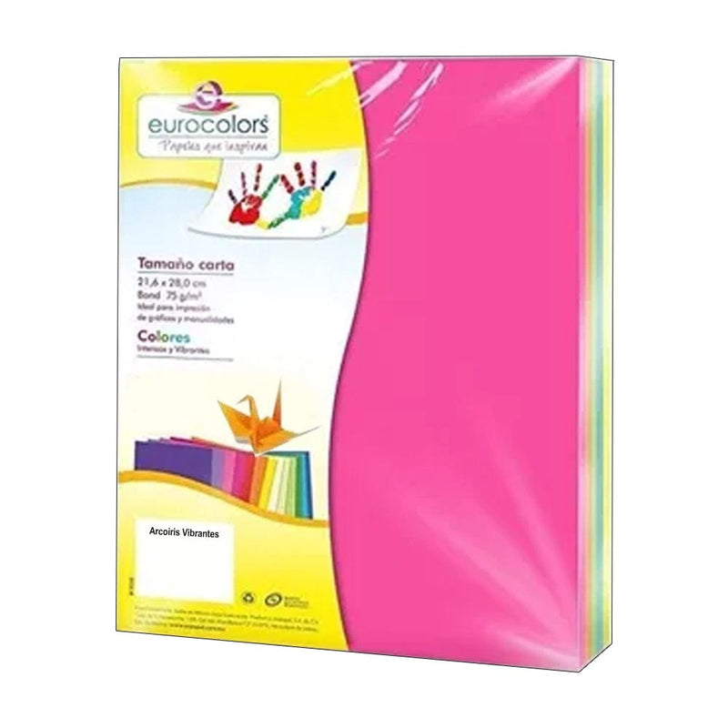 Almacenes farah PRODUCTOS ARPAPEL, S.A. DE C.V. HOJA DE COLOR EUROCOLORS VIBRANTES CARTA C/100PZ