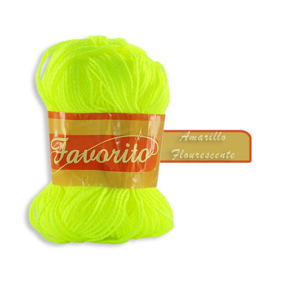 Favorito OMEGA DISTRIBUIDORES DE HILO, S.A. DE C.V. AMARILLO FLOURESCENTE ESTAMBRE FAVORITO OMEGA 50GR COLORES A ELEGIR