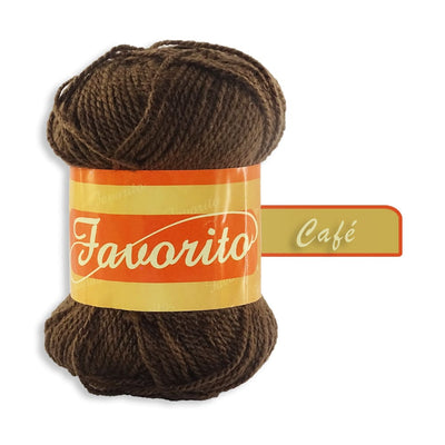 Favorito OMEGA DISTRIBUIDORES DE HILO, S.A. DE C.V. CAFE ESTAMBRE FAVORITO OMEGA 50GR COLORES A ELEGIR