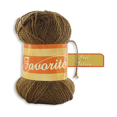 Favorito OMEGA DISTRIBUIDORES DE HILO, S.A. DE C.V. CAFE TABACO ESTAMBRE FAVORITO OMEGA 50GR COLORES A ELEGIR