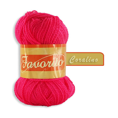 Favorito OMEGA DISTRIBUIDORES DE HILO, S.A. DE C.V. CORALINO ESTAMBRE FAVORITO OMEGA 50GR COLORES A ELEGIR