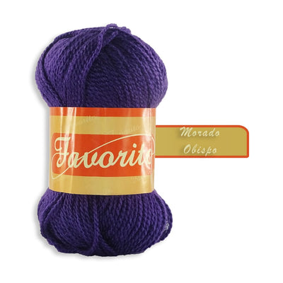 Favorito OMEGA DISTRIBUIDORES DE HILO, S.A. DE C.V. MORADO OBISPO ESTAMBRE FAVORITO OMEGA 50GR COLORES A ELEGIR